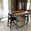 Thumbnail: Eat-in Kitchen Island with Drawer and Shelves and Painted Base