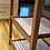 Thumbnail: Eat-in Walnut Kitchen Island with Drawer and Shelves