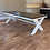 Thumbnail: Cross Leg Table with Painted Base